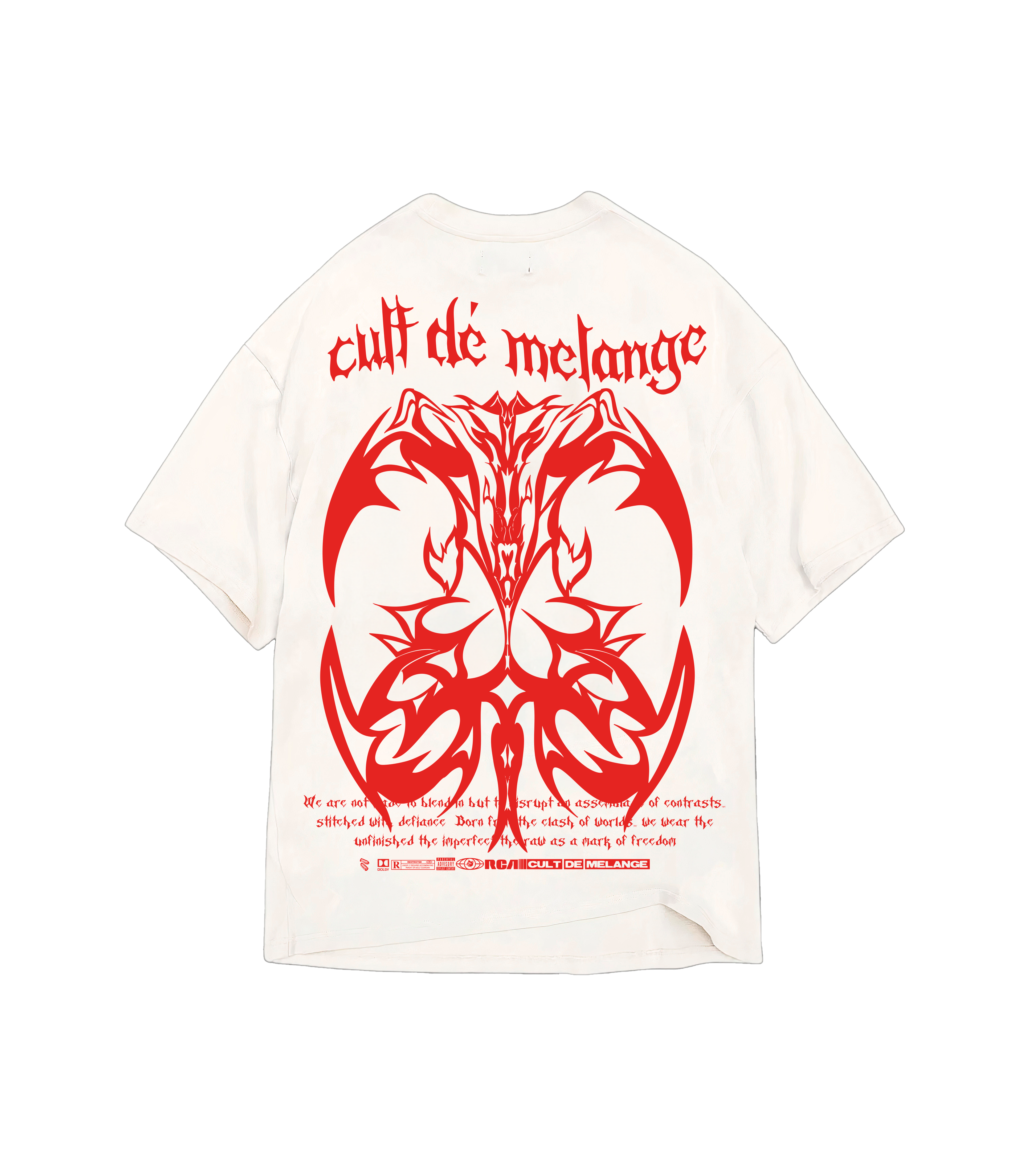 CHT DEVIL X CULT DE MELANGE Premium Oversize Tee