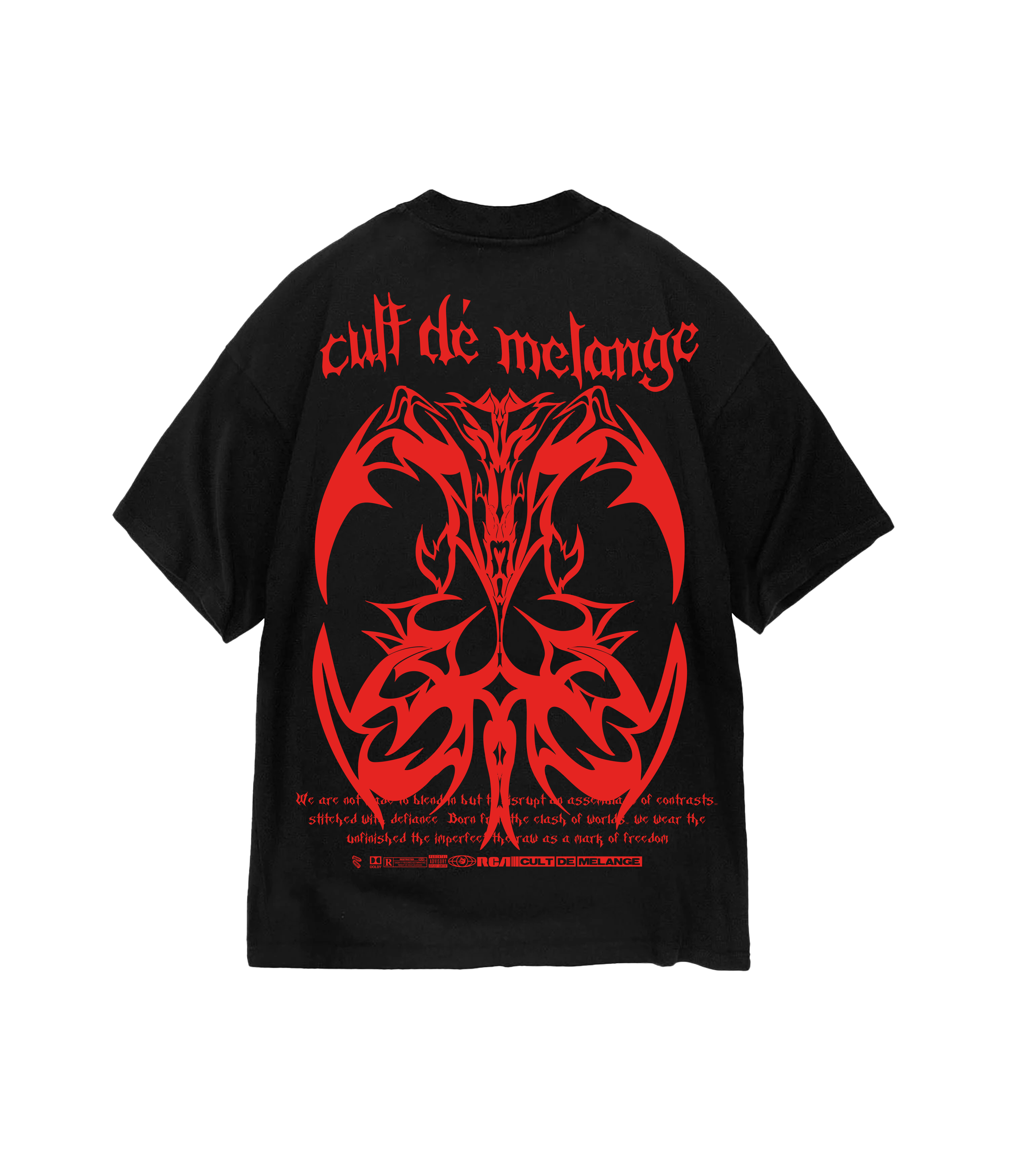 CHT DEVIL X CULT DE MELANGE Premium Oversize Tee
