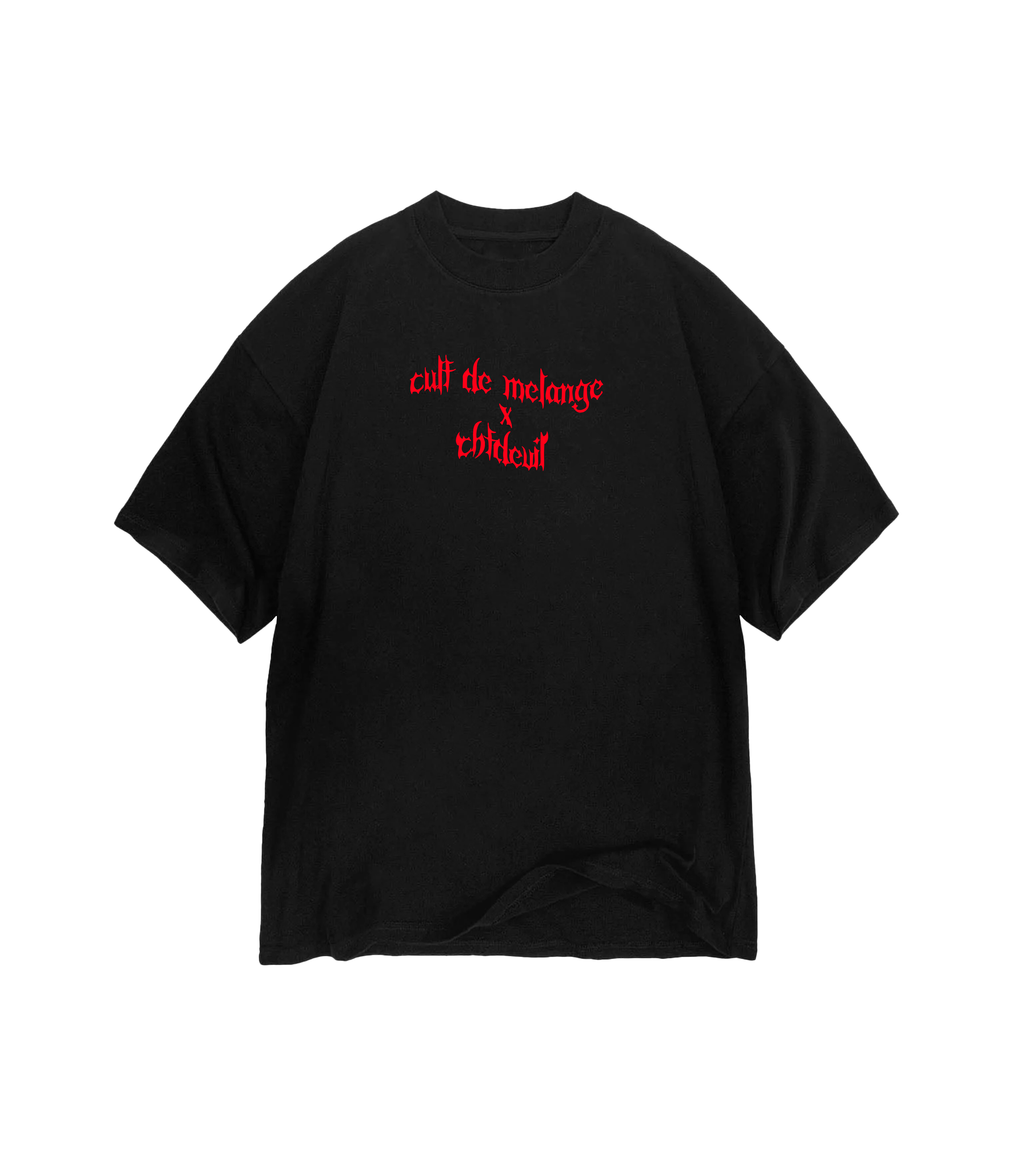 CHT DEVIL X CULT DE MELANGE Premium Oversize Tee