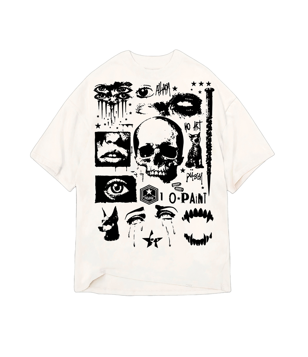 Disorder Siyah Premium Oversize Tee