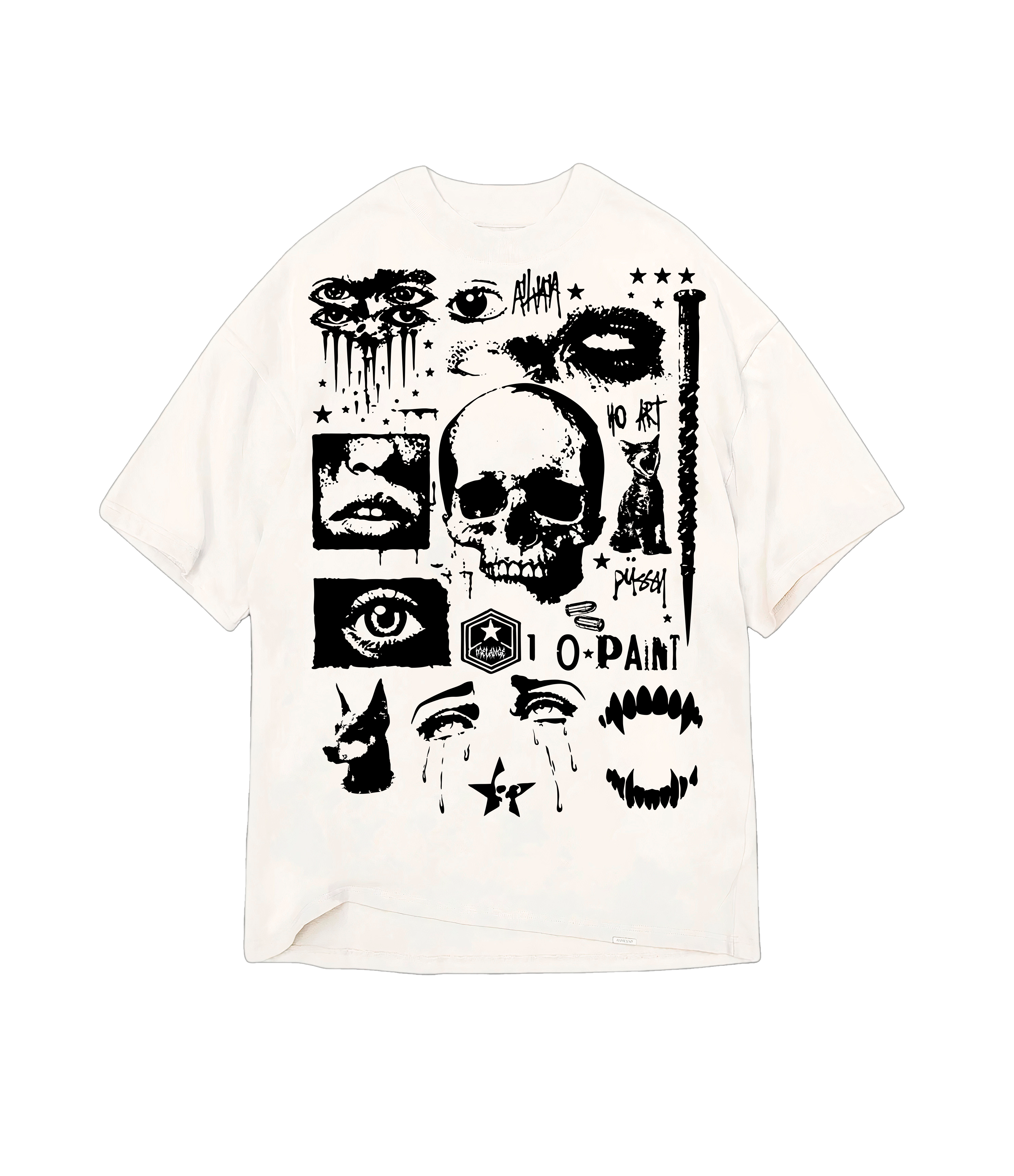 Disorder Siyah Premium Oversize Tee