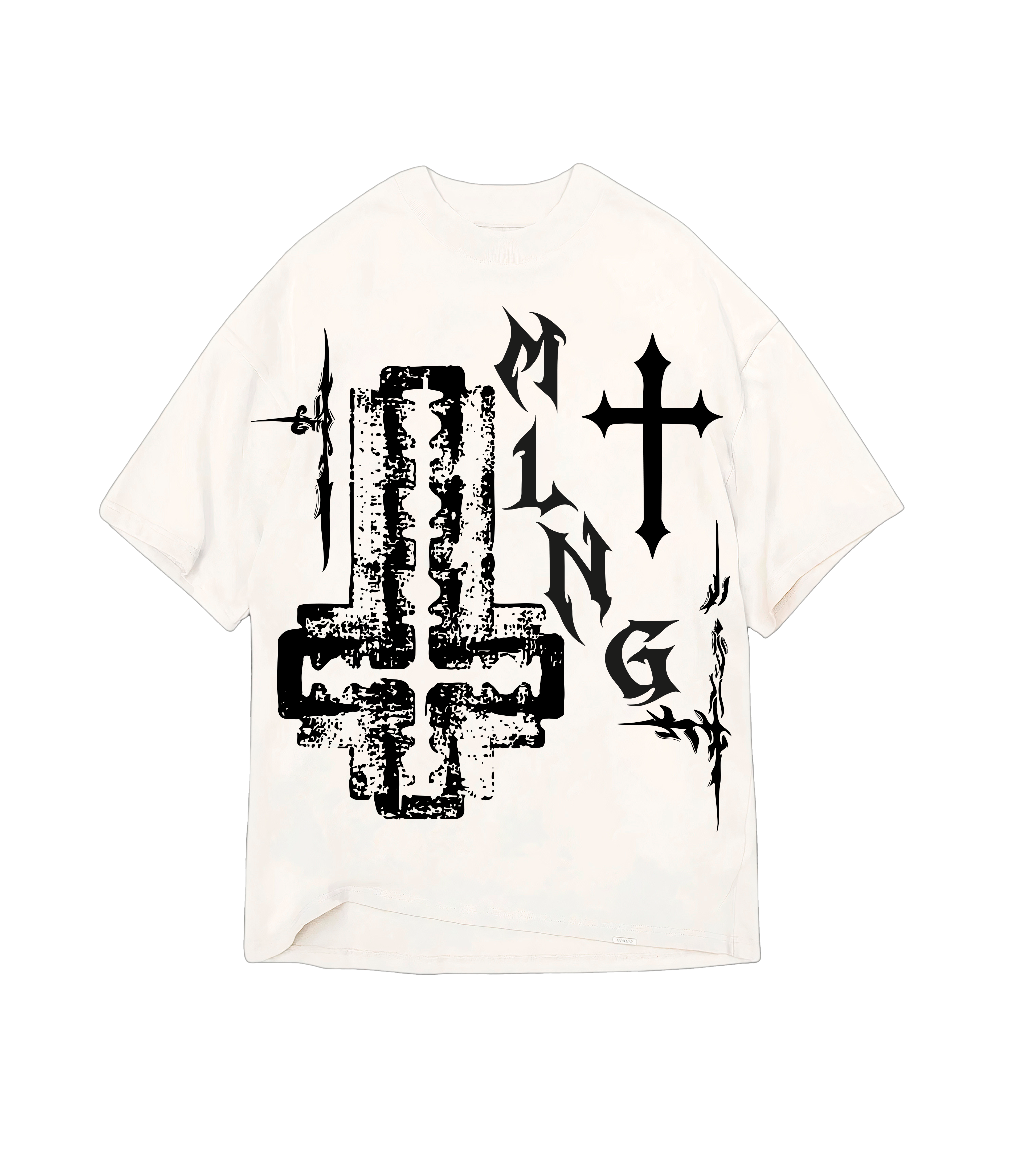 Crimson Cross Premium Oversize Tee